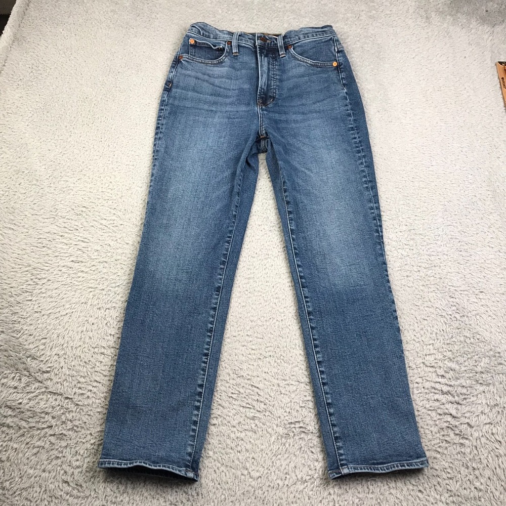 Madewell Perfect Vintage Jeans Womens 27 (27x27) Blue High Rise Stretch Denim